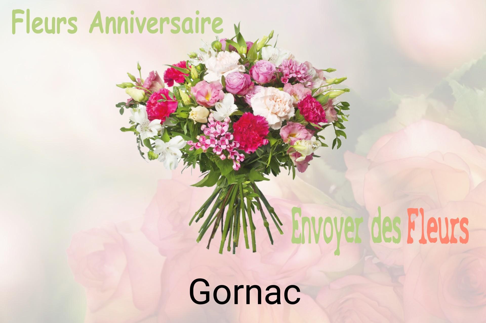 Bouquet de fleurs d’anniversaire livré à Gornac