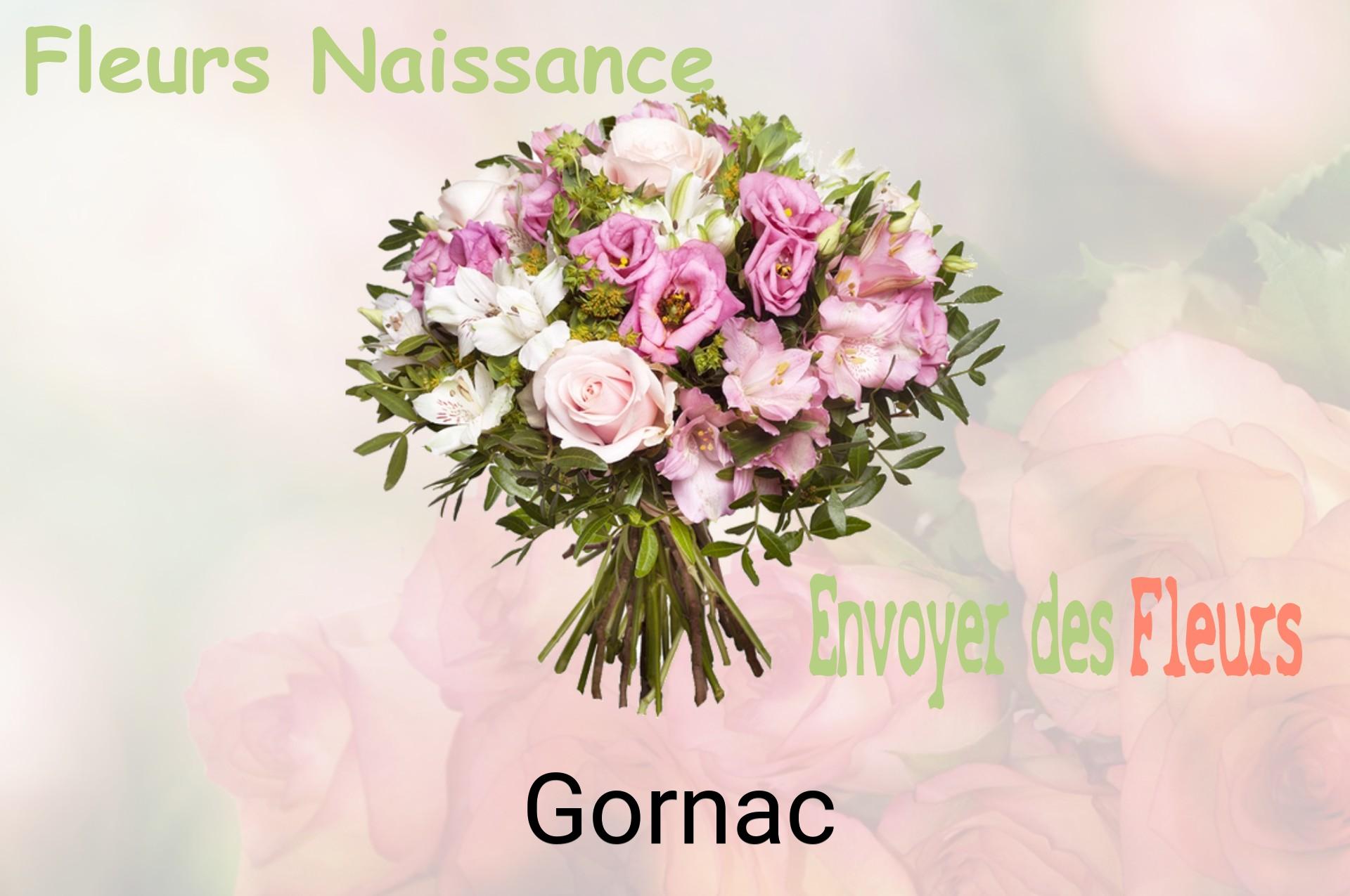 Bouquet de fleurs de naissance livré à Gornac